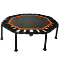 42” Foldable Mini Fitness Trampoline for Adults | Silent, Stable & Heavy-Duty Rebounder with Double Handle
